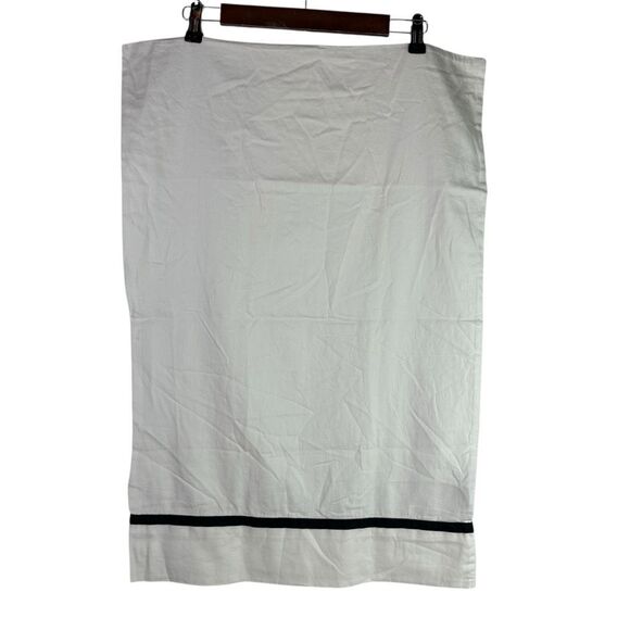 PARACHUTE Standard Size Pillowcase White Black - Picture 1 of 4